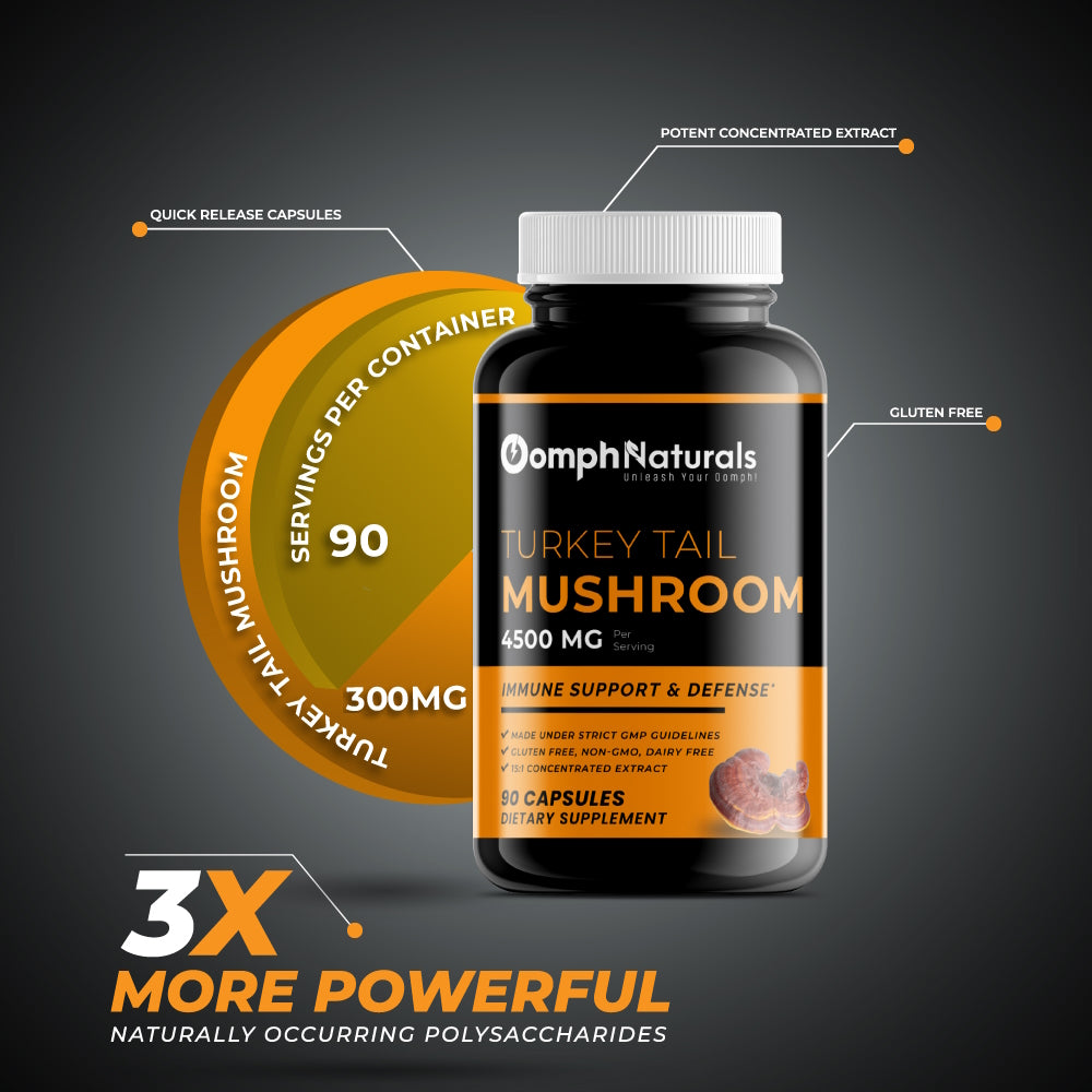Turkey Tail Mushroom Capsules