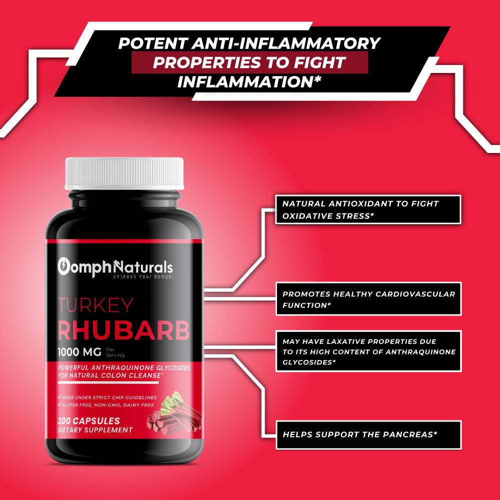 Turkey Rhubarb Root Capsules