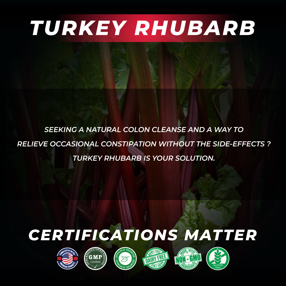 Turkey Rhubarb Root Capsules