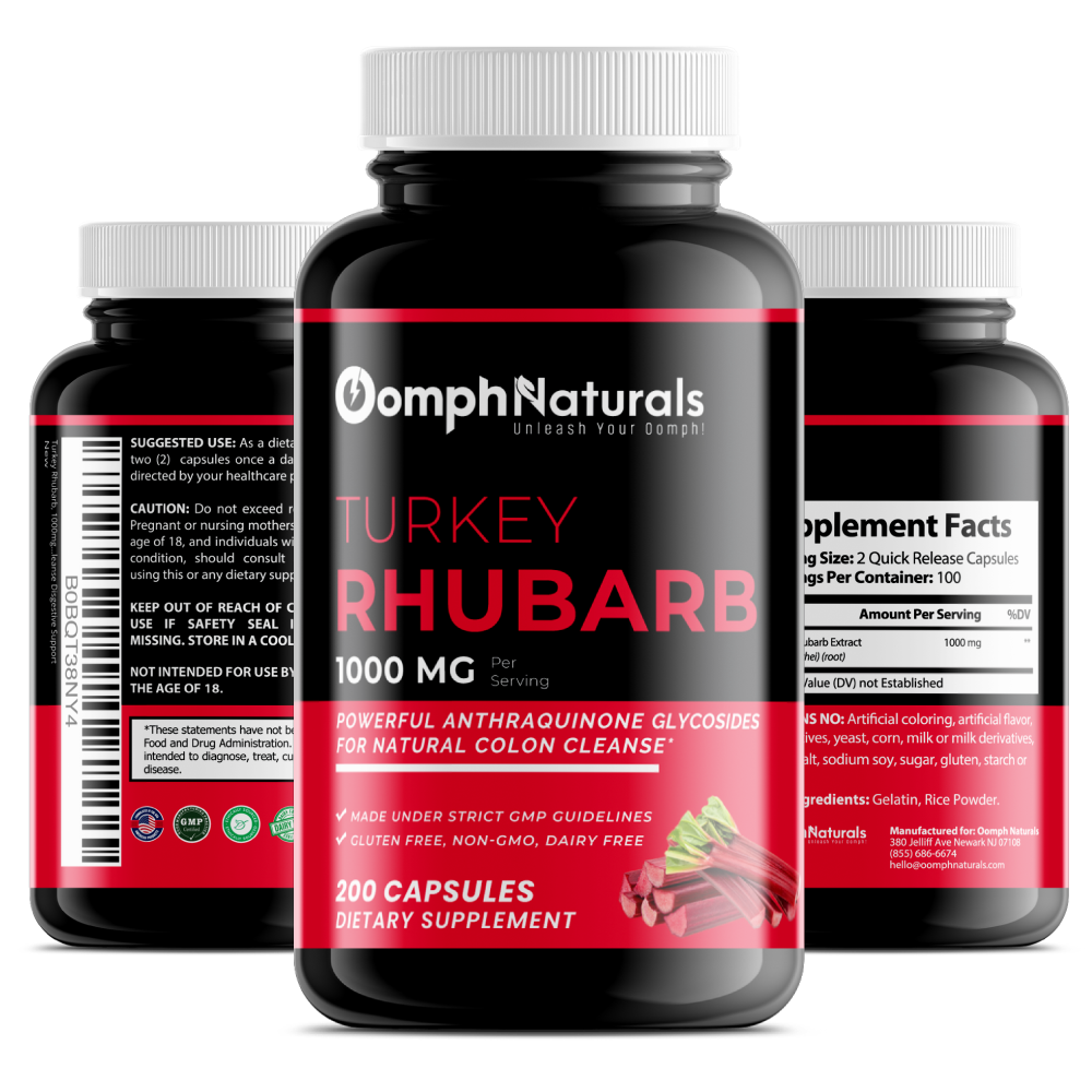 Turkey Rhubarb Root Capsules