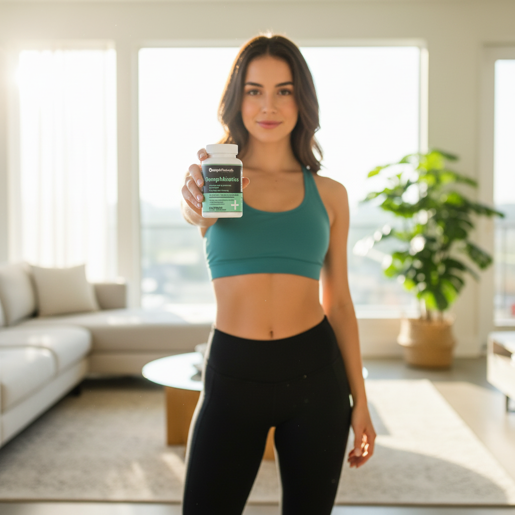 Oomphbiotics – Daily Gut Support with 6 Powerful Organic Ingredients (1375 mg)