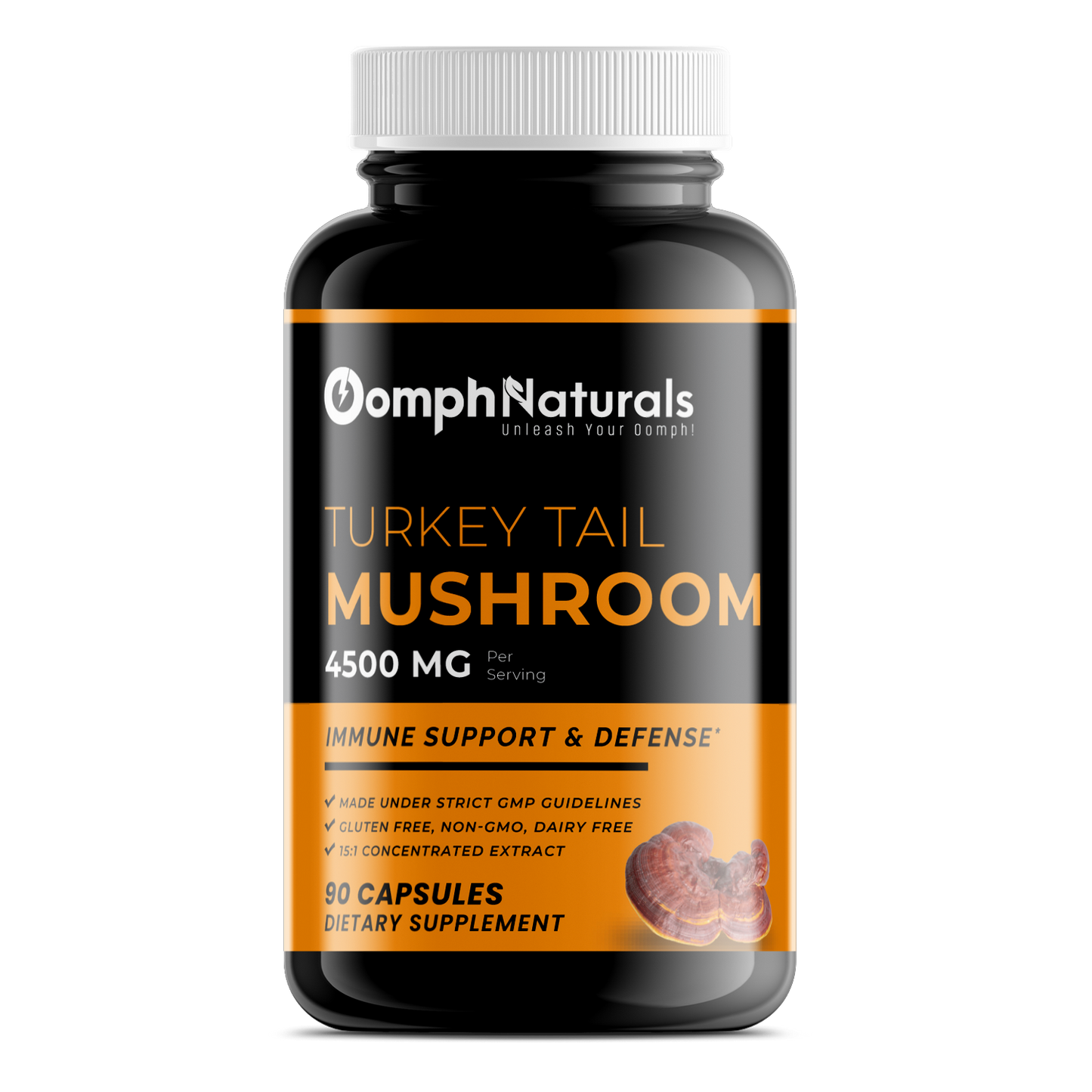 Turkey Tail Mushroom Capsules