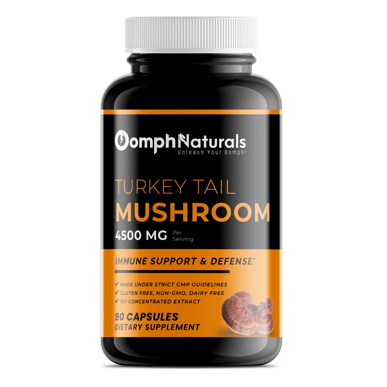 Turkey Tail Mushroom Capsules